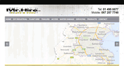 Desktop Screenshot of mrhire.ie