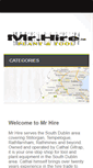 Mobile Screenshot of mrhire.ie